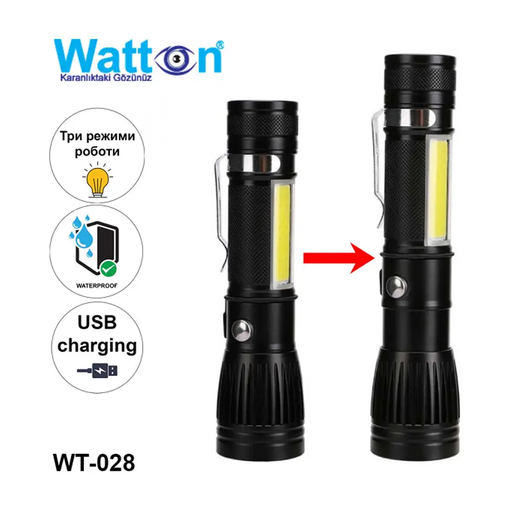 Ліхтар Watton WT-028 - фото 4