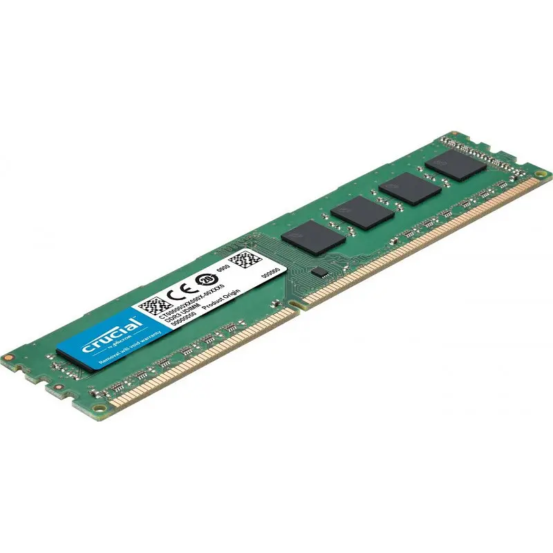 Оперативна пам'ять Crucial DDR3L 8GB 1600MHz PC3L-12800, non-ECC Unbuffered Б/В - фото 2