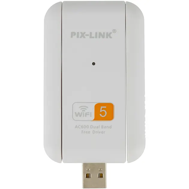 Беспроводной двухдиапазонный сетевой Wi-Fi адаптер Pix-Link Wi-Fi USB LV-UAC03D 2.4/5GHz White (16152) - фото 3