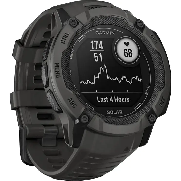Смарт-часы Garmin Instinct 2X Solar Graphite (010-02805-10/00) - фото 8