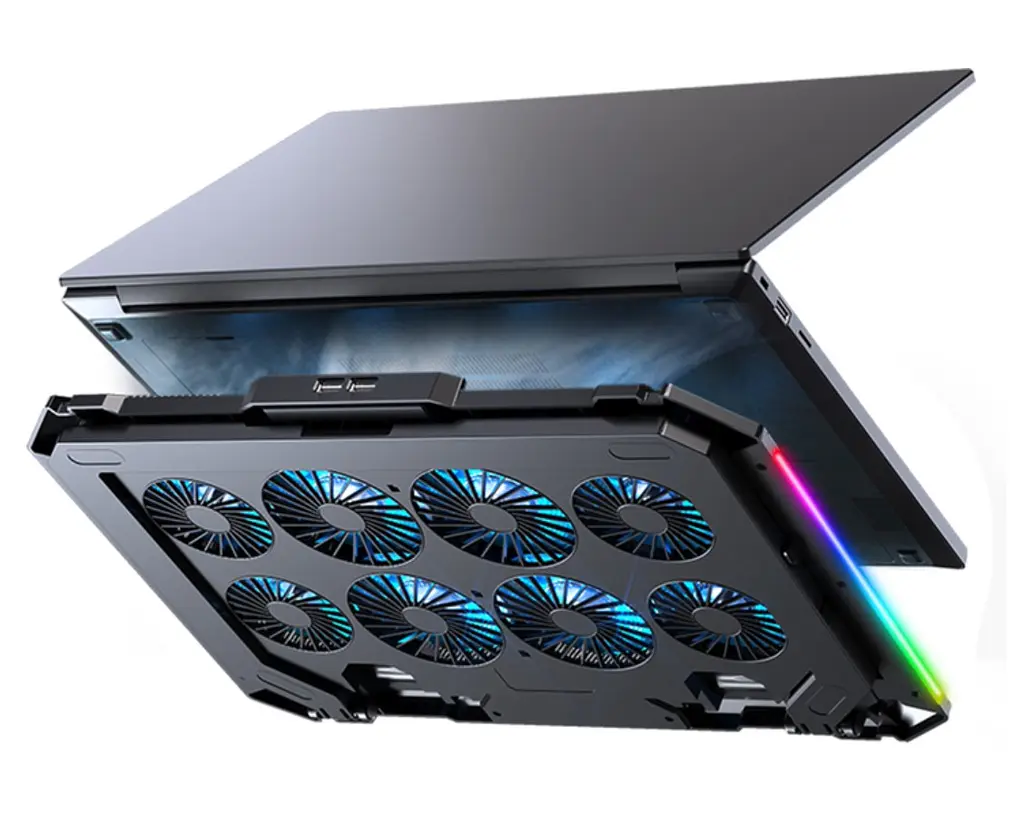 Охолоджувальна підставка для ноутбука до 17,3 дюймів GamePro GPCP-795 RGB 2xUSB 8xfans - фото 3