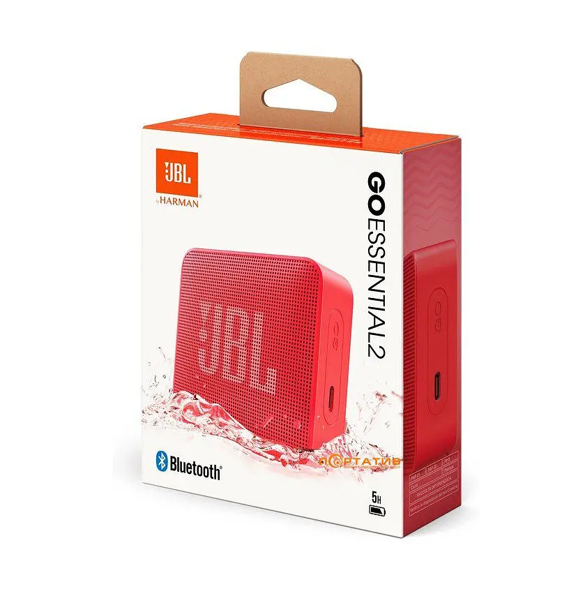 Портативна колонка JBL GO ES2-RED Essential2 Bluetooth 4.2 IP67 Red - фото 7