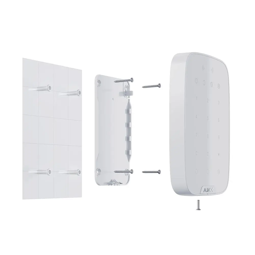 Клавіатура Ajax Keypad Plus біла (26-00054) - фото 4
