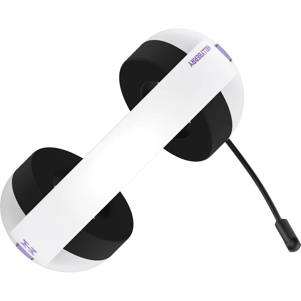 Навушники Bluetooth Stereo HATOR Hellyberry HH30 Wireless White/Violet UA - фото 6