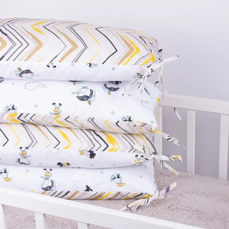 Подушка-борт MirSon Kids Time 18-0003 Pinokio защитная белая 4 шт. - фото 4