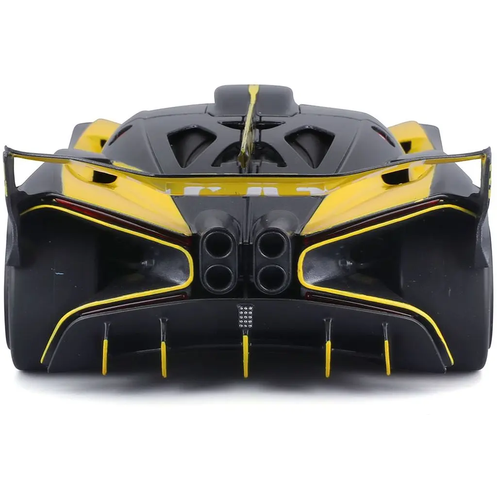 Автомодель Bburago Bugatti Bolide 1:18 чорно-жовта (18-11047 YL) - фото 6