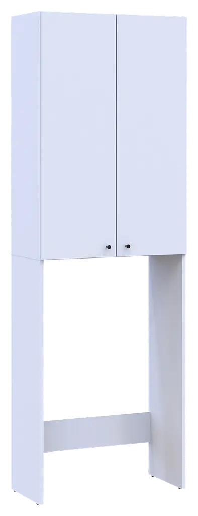 Шафа для пральної машини Doros Лола Білий ДСП 64х31.6х190 (41516022) - фото 9