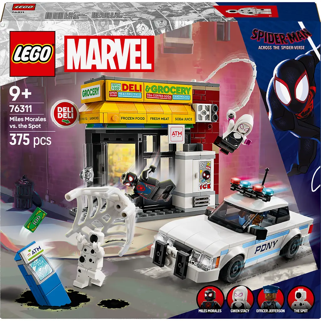 Конструктор LEGO Marvel Всесвіт-павук: Майлз Моралес проти Плями, 254 деталі (76311) - фото 2