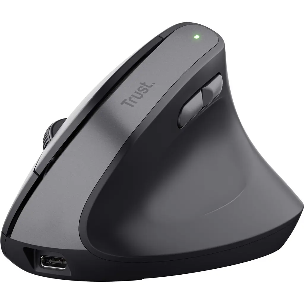 Мишка Trust Bayo 2 Ergonomic Wireless/USB-A Black (25145) - фото 2