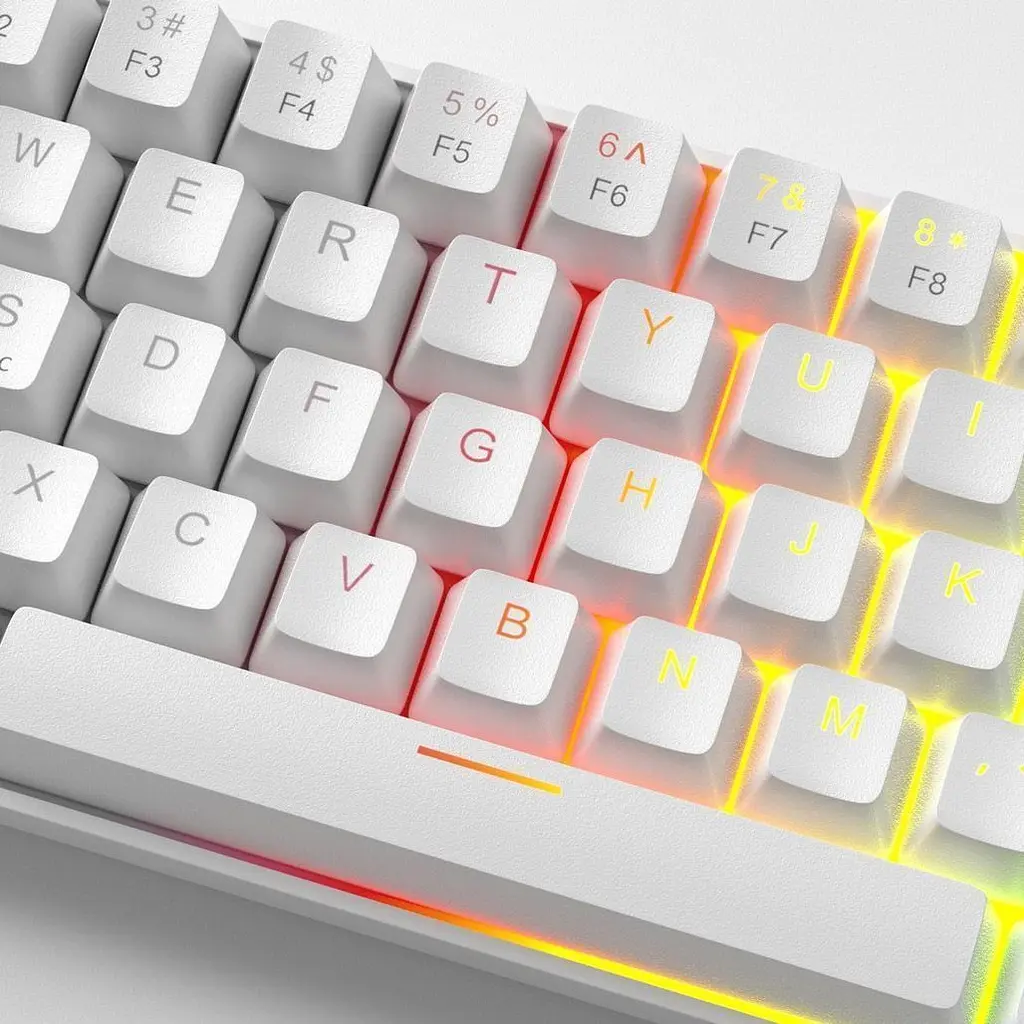 Клавіатура MageGee MK-BOX RGB Magnetic Amethyst Switch White (6971969728653-UA) [164297] - фото 3
