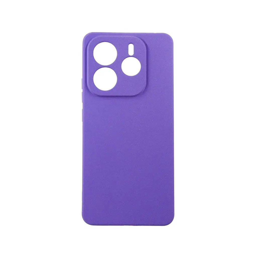 Чохол до мобільного телефона Dengos Kit Xiaomi Redmi Note 14 case Carbon + glass (Purple) (DG-KM-129) - фото 2