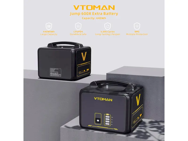 Додаткова батарея для зарядної станції Vtoman PB-23 (Jump 600X Extra Battery) - фото 7