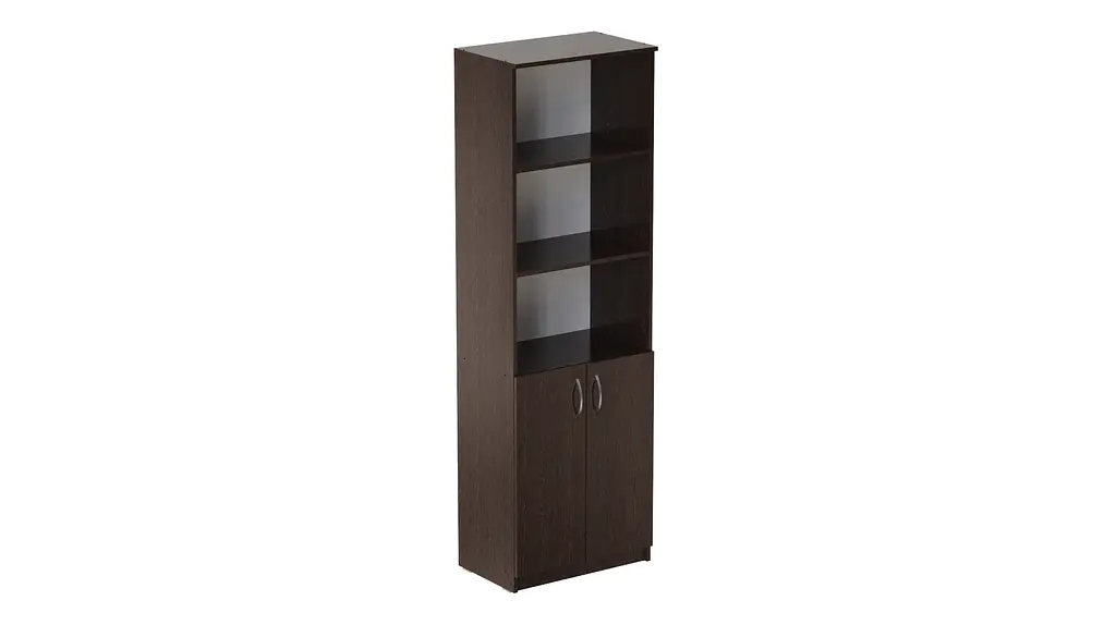 Шафа Анжело Ferrum-decor на 5 полиць з 2 дверима 1900x600x380 ДСП Венге Магія 16 мм (FRD-104997) - фото 2