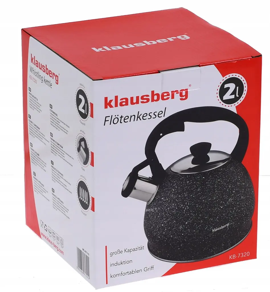 Чайник із свистком Klausberg KB-7320 2.0 л. - фото 7