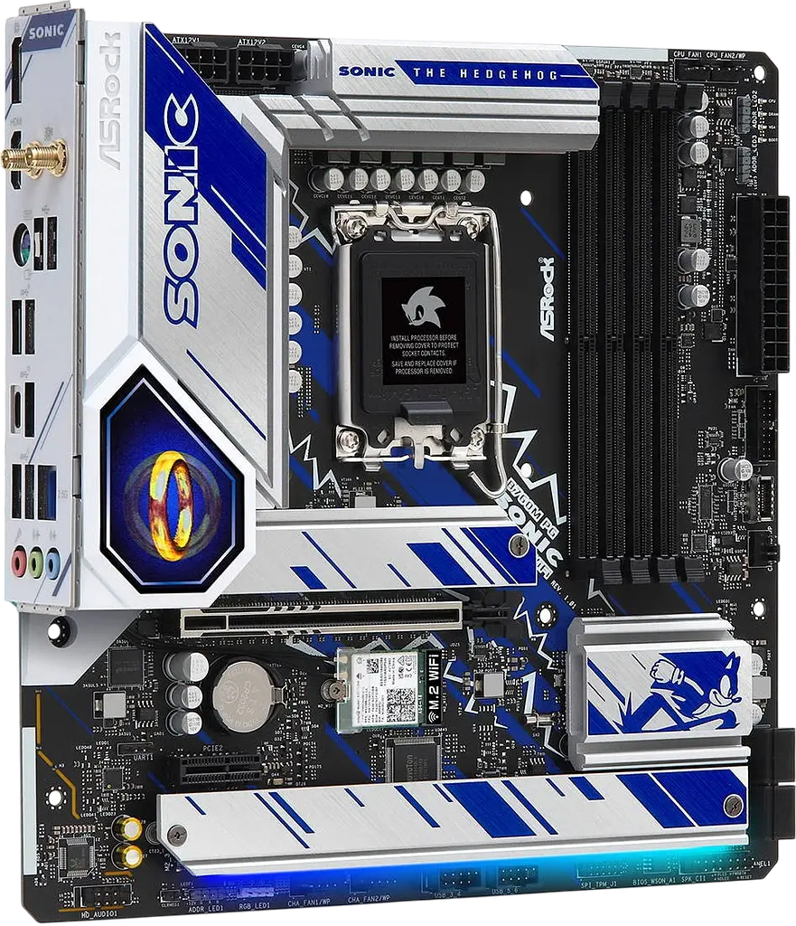Материнська плата ASRock B760M PG Sonic WiFi Socket 1700 - фото 2