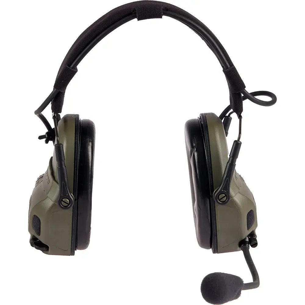 Наушники Ops-Core AMP Communication Headset-Connectorized активные верхний держатель Ranger Green - фото 2