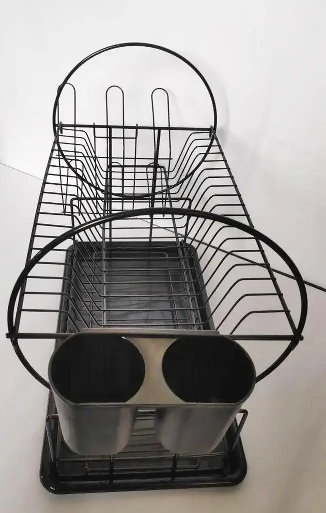 Сушіння для посуду Dish Rack WL 2605 S чорна - фото 4