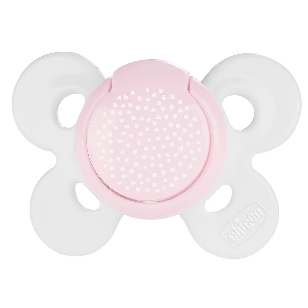 Пустышка Chicco Physio Comfort силиконовая 1 шт. розовая (74911.11.00) - фото 2