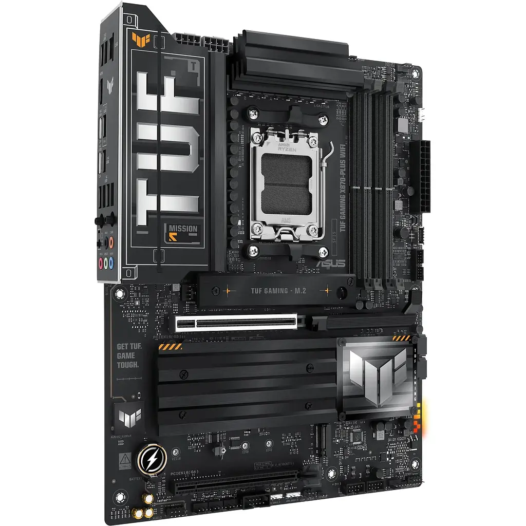 Материнская плата Asus TUF Gaming X870-PLUS WIFI sAM5 X870 4xDDR5 M.2 HDMI WiFi BT ATX - фото 3