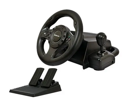 Ігрове кермо Defender Forsage Drift GT USB 12 кнопок Маніпулятор для ігор - фото 3