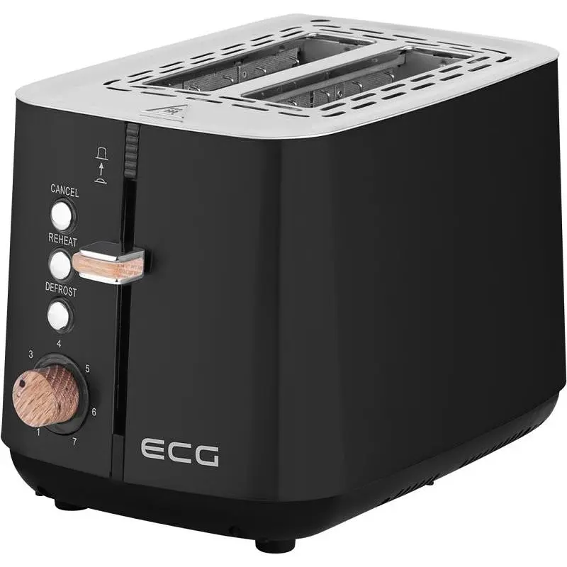 Тостер ECG ST 2768 Timber Black - фото 2