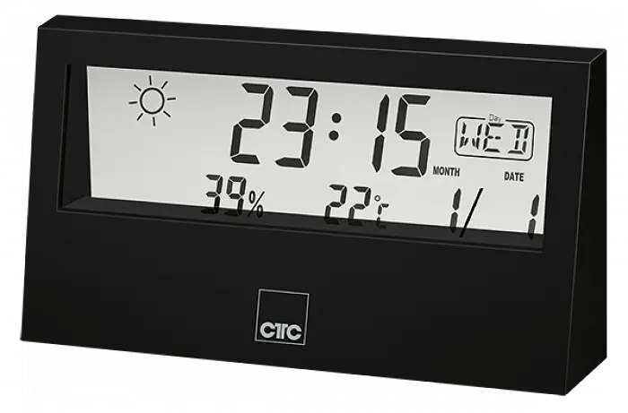 Метеостанція Clatronic WSU 7022 Black