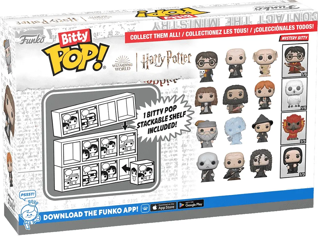 Набор подарочный Funko POP Bitty: Harry Potter - Voldemort 4PK det0018350 - фото 2