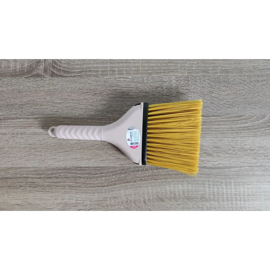 Веник Zambak Plastik пластиковый для уборки 12х27 см пудровый (ZP-122p) - фото 6