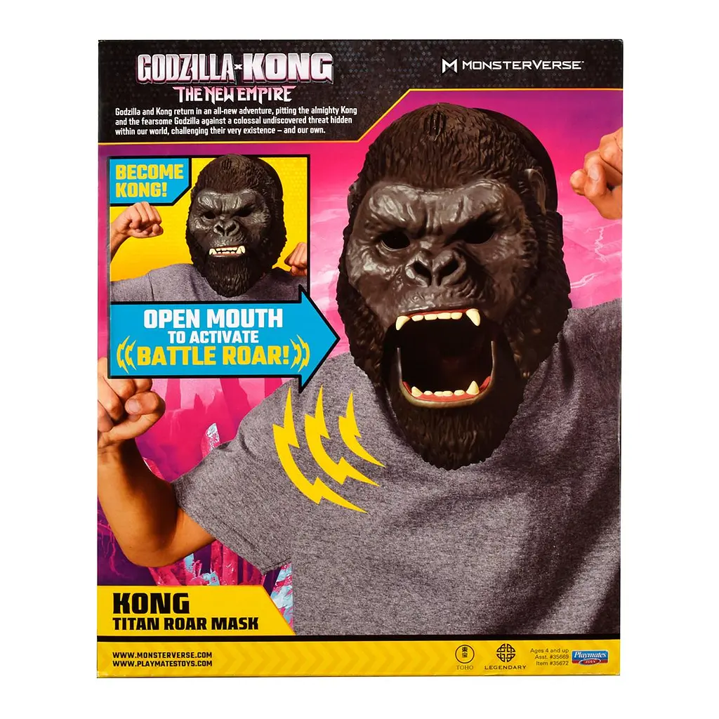 Інтерактивна іграшка GODZILLA VS. KONG - МАСКА КОНГА (звук) Godzilla vs. Kong 35672 - фото 5