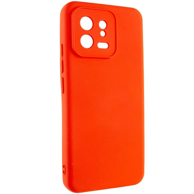 Чехол TPU GETMAN Liquid Silk Full Camera для Xiaomi 13 Pro Красный / Red - фото 2