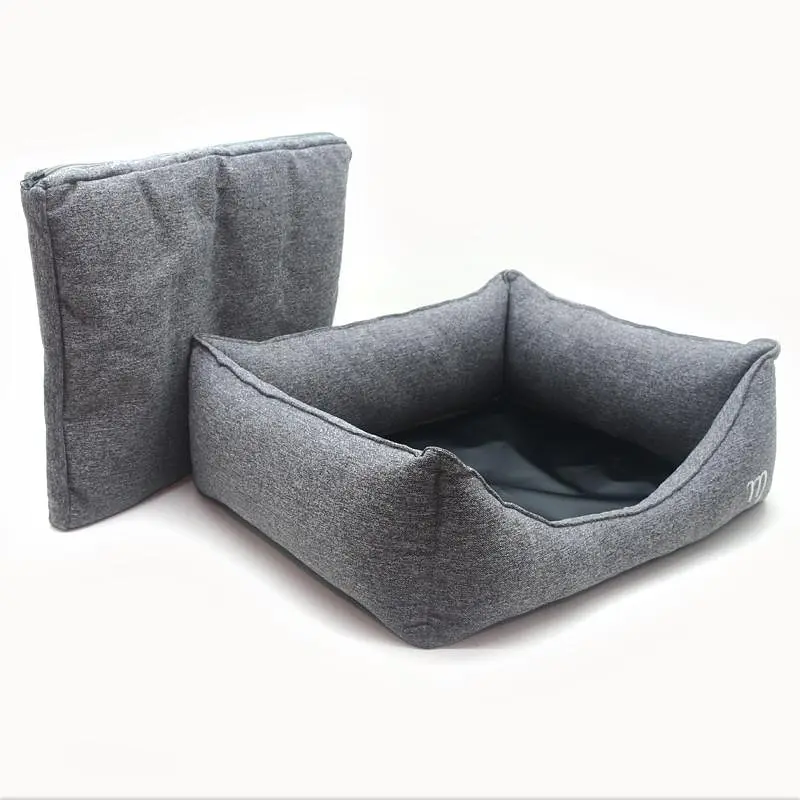 Лежак для собак Zoo-hunt Джерсі сірий №1 400х500х220 мм - фото 3