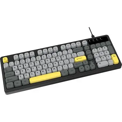 Клавіатура Ajazz AF98 USB UA Black/Grey/Yellow (AF98-BGY) - фото 5