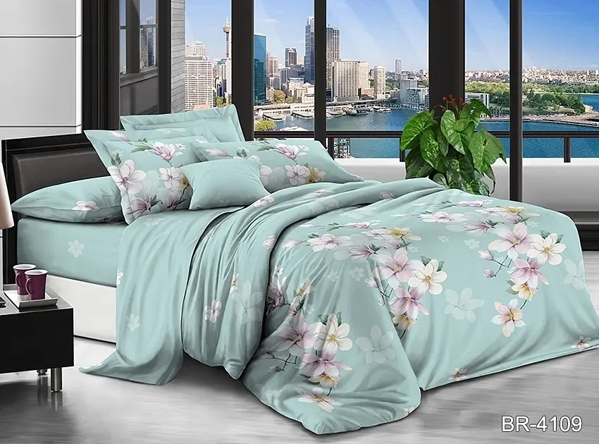 Комплект постільної білизни (BR-4109) Євро TAG tekstil pbe0036433
