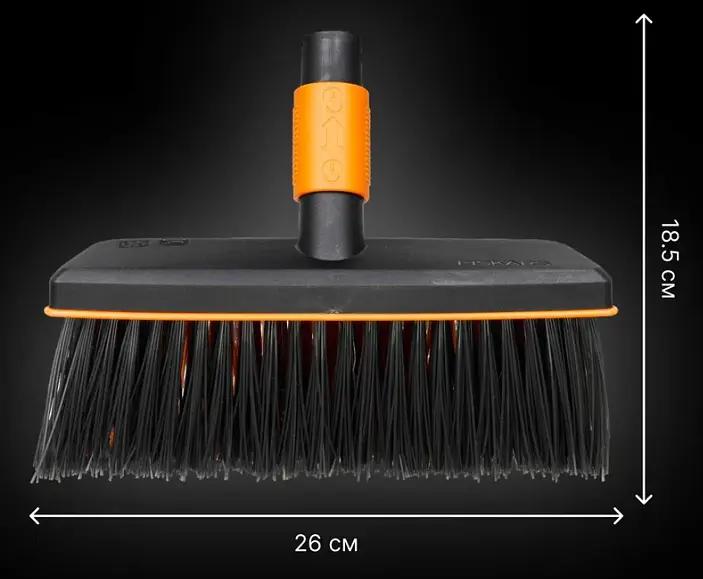 Щітка садова Fiskars QuikFit 135532 (1001417) (насадка) - фото 5