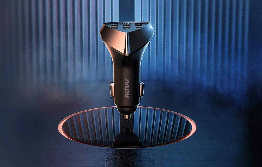 Зарядка авто REMAX Alien III Series 3.1A 3USB Car Charger RCC322 чорний - фото 3