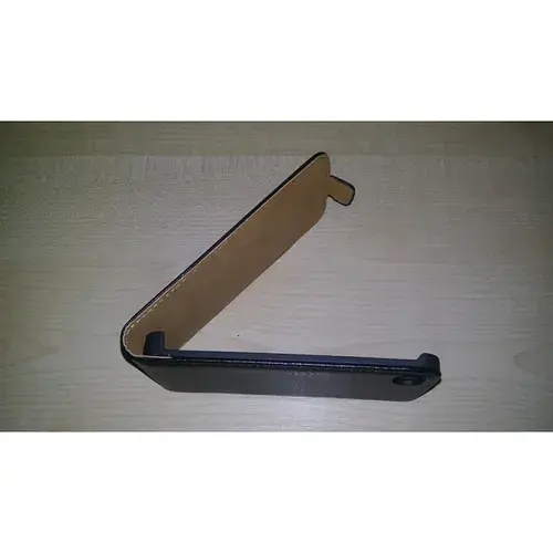 Чохол для iPhone 4 шкіряний чорний матовий - фото 4