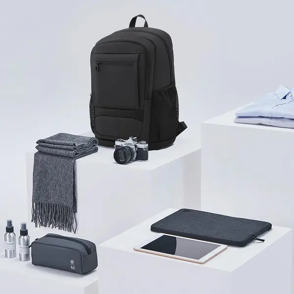 Рюкзак Xiaomi90 Points Large Capacity Business Travel Backpack 23L Black - фото 2