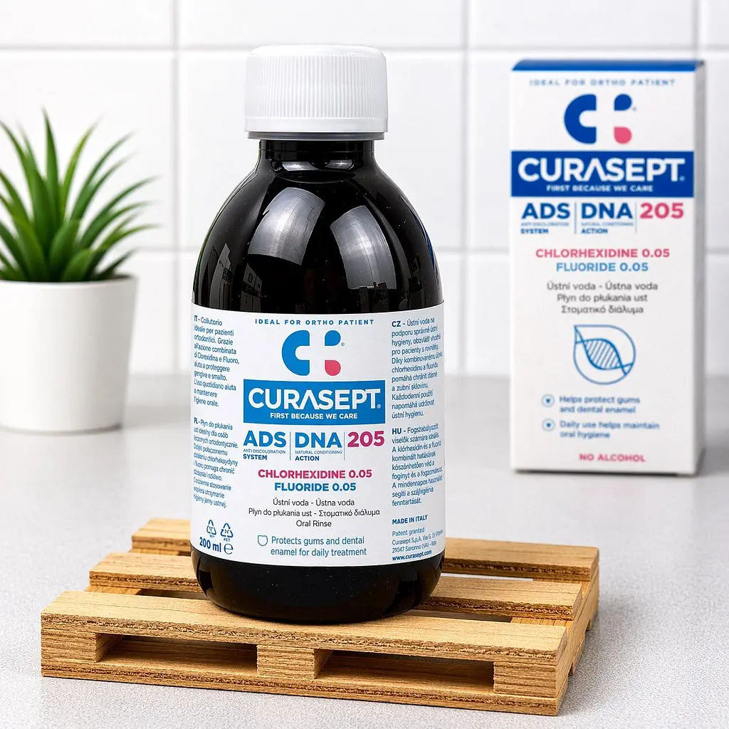 Ополіскувач для ротової порожнини Curasept ADS DNA 205 (хлоргексидин 0,05%) 200 мл - фото 2