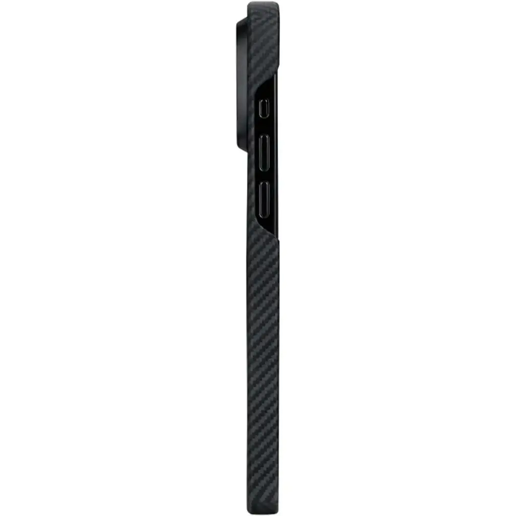 Чехол Pitaka MagEZ Case 4 600D Twill для Apple iPhone 15 Pro Max Black/Grey [KI1501PMA] [95016] - фото 4