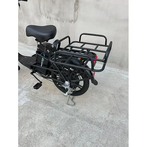 Электровелосипед Green Giant U18" 600W 60V 26Ah + грузовой усиленный багажник черный - фото 5