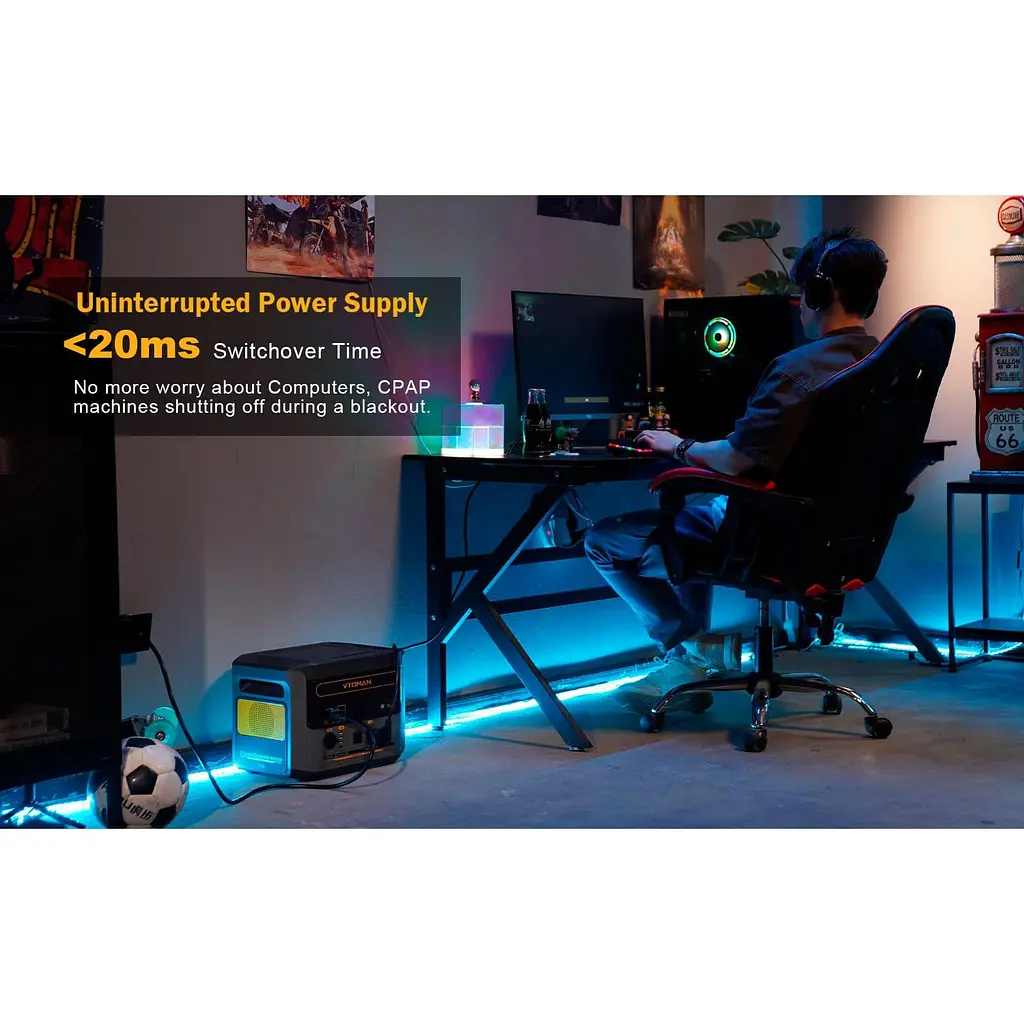 Зарядна станція Vtoman FlashSpeed 1500 PB-58 1500W 1548Wh / 1500 Вт / 1548 Вт/ч / LiFePO4 (FlashSpeed 1500) UA - фото 8