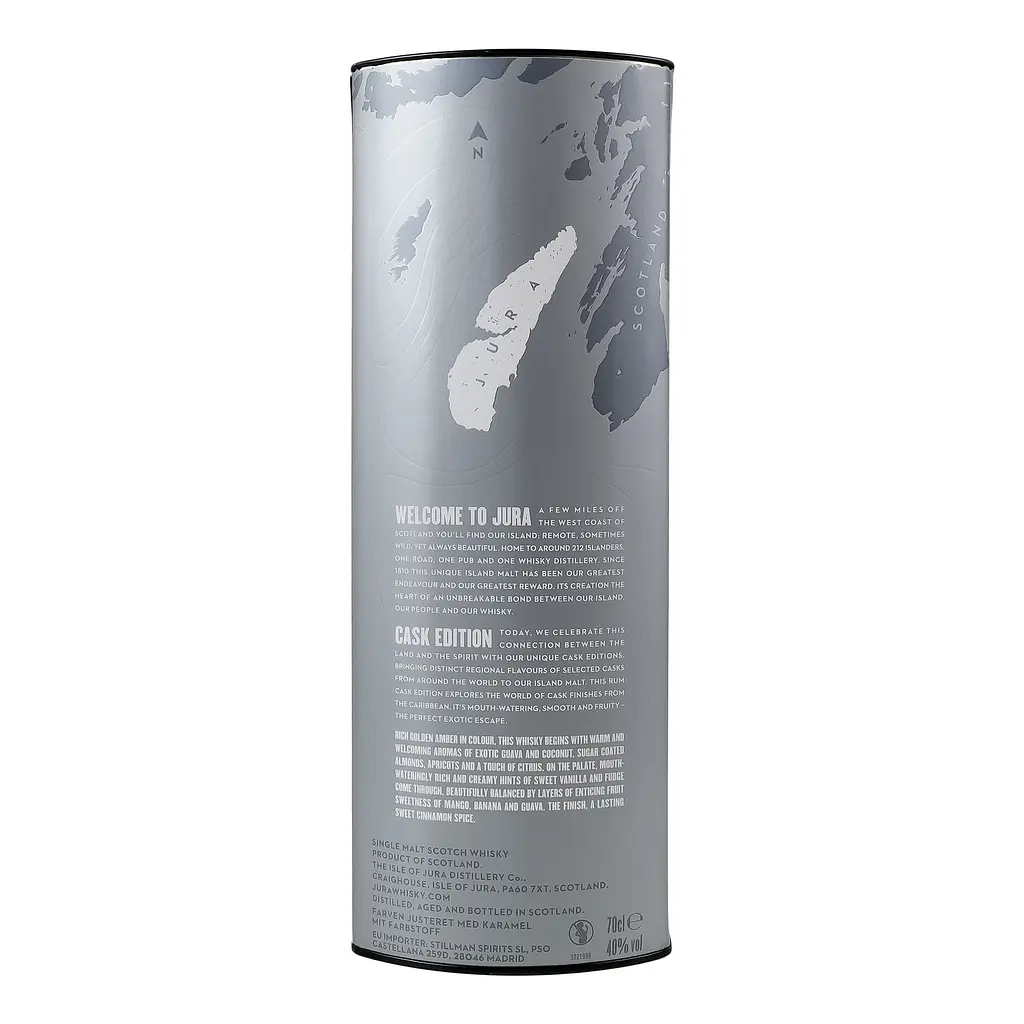 Виски Jura Rum Cask Single Malt Scotch Whisky в подарочной упаковке 40% 0.7 л - фото 6