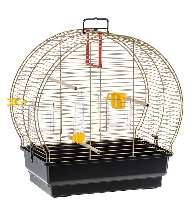 Клітка для канарок та маленьких птахів Ferplast Luna 2 коричнева 44.5х25х45.5 см 52005502 - фото 3