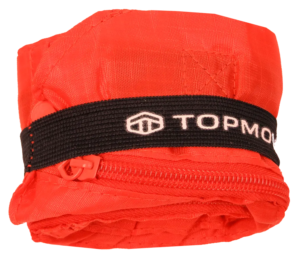 Кругла складна сумка шопер для покупок 20L Topmove помаранчева