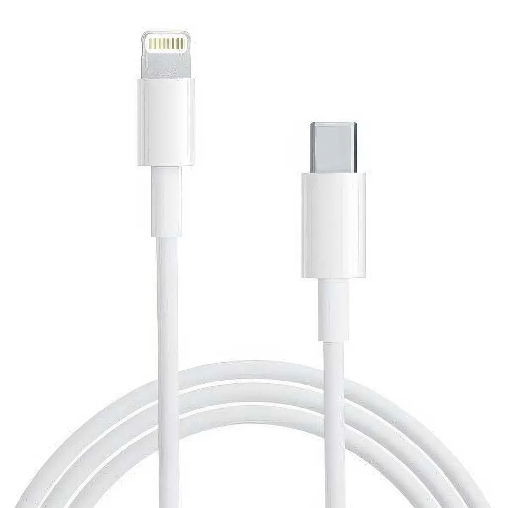 Кабель USB Type-C Lightning 1 м Білий, шнур для заряджання iPhone, провід Type C Lightning - фото 3
