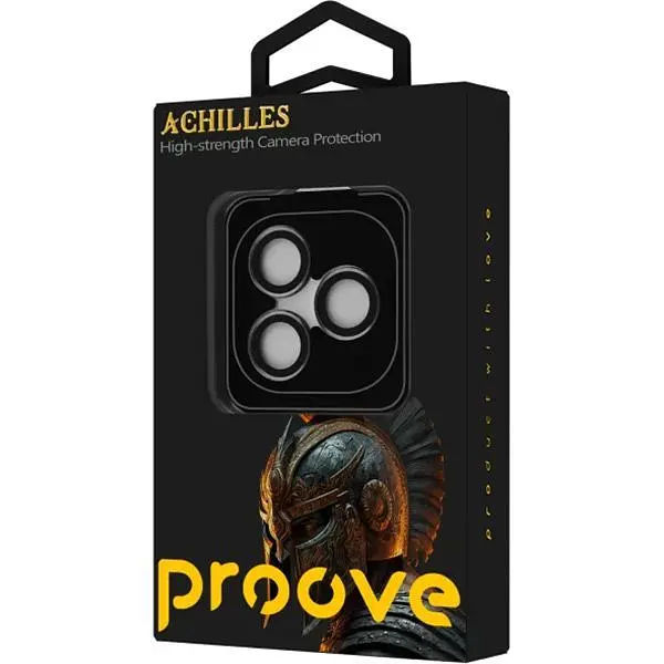 Захисне скло на камеру Proove Achilles для Apple iPhone 17 Pro/17 Pro Max Black (CPPAIP17PM01) [156968] - фото 2