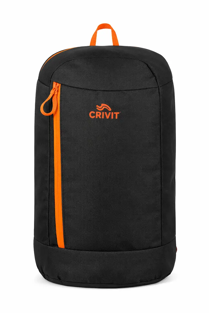 Рюкзак міський Crivit Mini 10 л чорний з оранжевим - фото 3