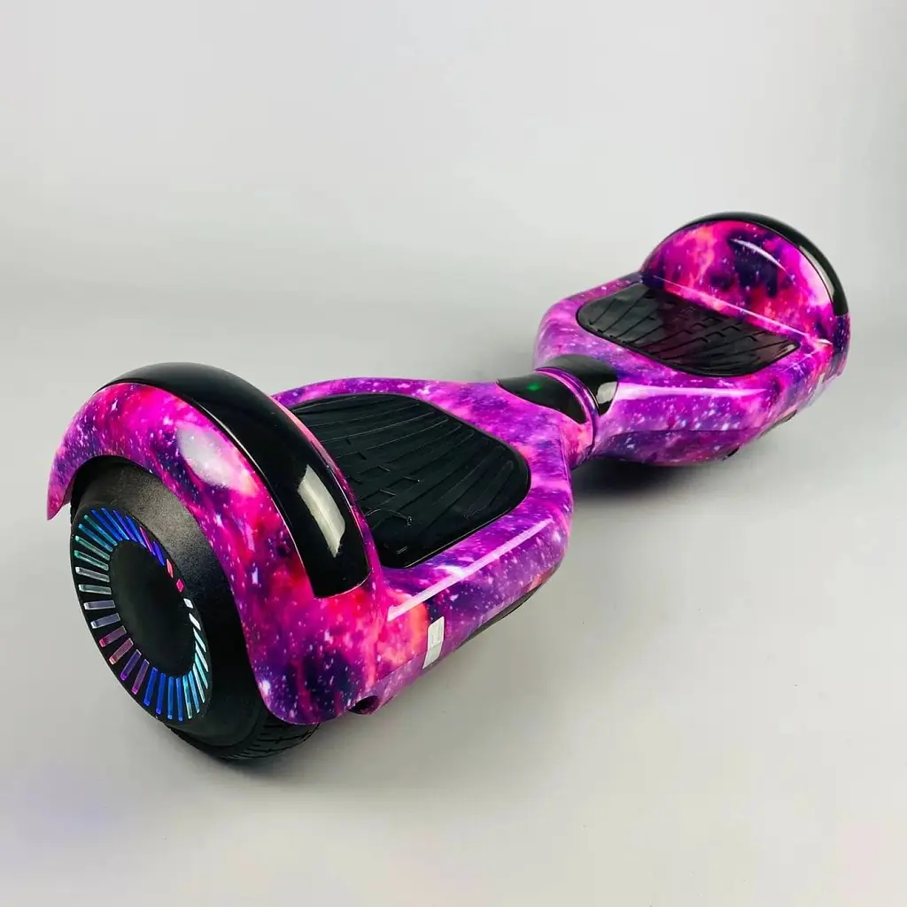 Гіроборд Smart Balance Wheel U6 Premium 6.5" + LED Рожевий космос - фото 6