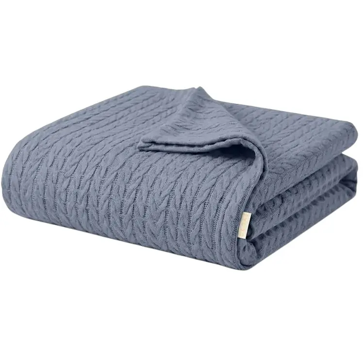 Плед покривало Cosas Nightfall Knitted Braid 240х260 см косичка (Blanket_65Nightfall_KnittedBraid_240x260)