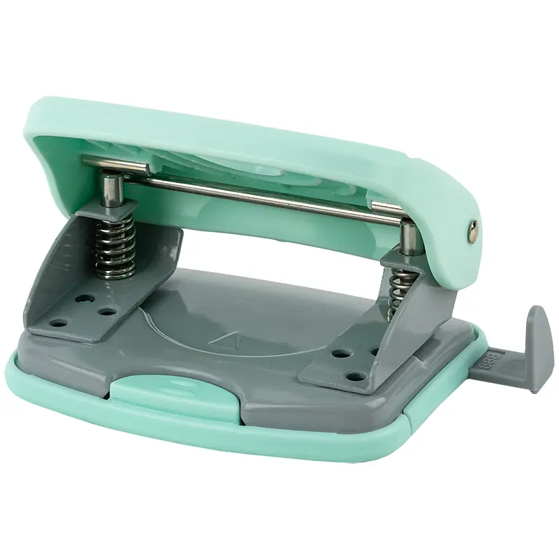 Діркопробивач Axent Welle-2 Pastelini з пластиковим верхом 20 аркушів м'ятний (3820-18-A) - фото 4